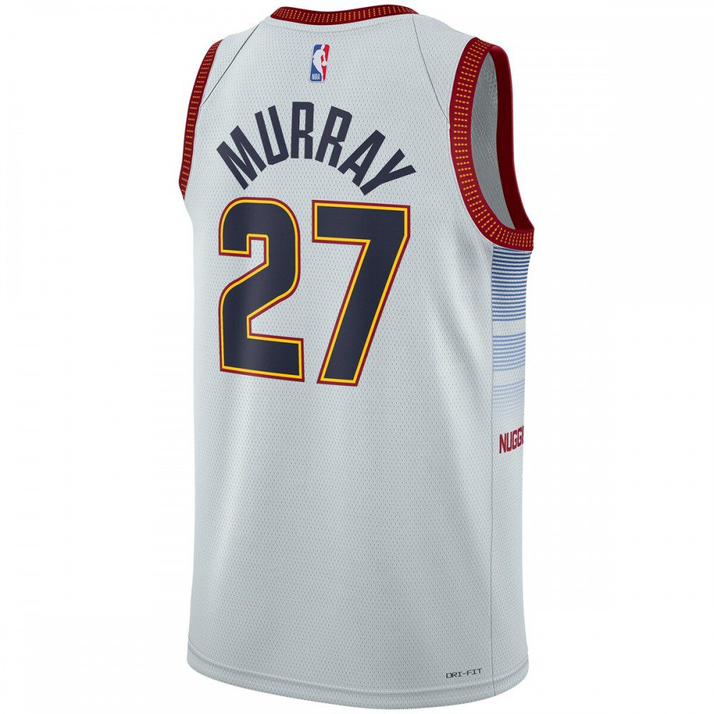Jamal Murray Denver Nuggets Unisex 2022/23 Swingman Jersey - City Edition - Silver-Pro Kit Vault | Brand New 26/27 Sports Jerseys